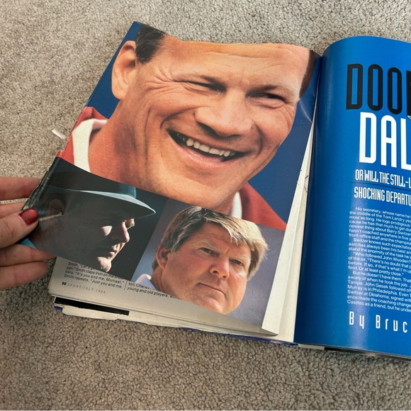 Vintage July 1994 Sport magazine Dallas Cowboys Troy Aikman Emmitt Smith - Picture 2 of 4